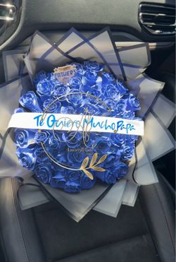 Rosas azules