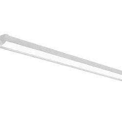 1-Pack 44 in. 3400 Lumens Easy Install LED Wraparound Light Fixture 120V Bright White 4000K Garage Lighting Closet Light