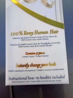 Never Used in Box REMY hair extensions