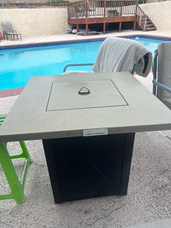 Gas fire pit table $45
