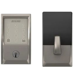 SCHLAGE Encode Smart Deadbolt WiFi includes matching Handle With Extra Deadbolt  ( see pics )