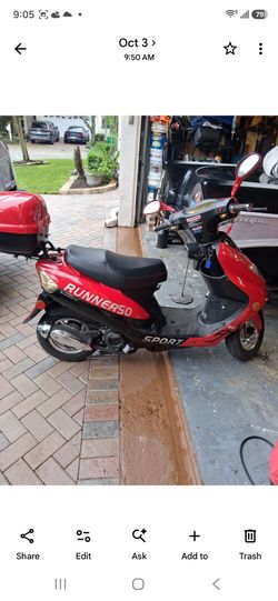 Yn50qt 8 50cc scooter