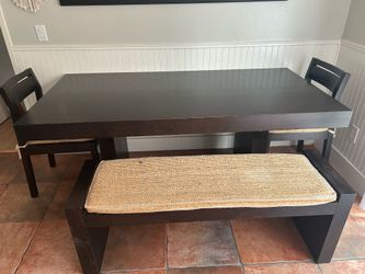 West Elm table and chairs
