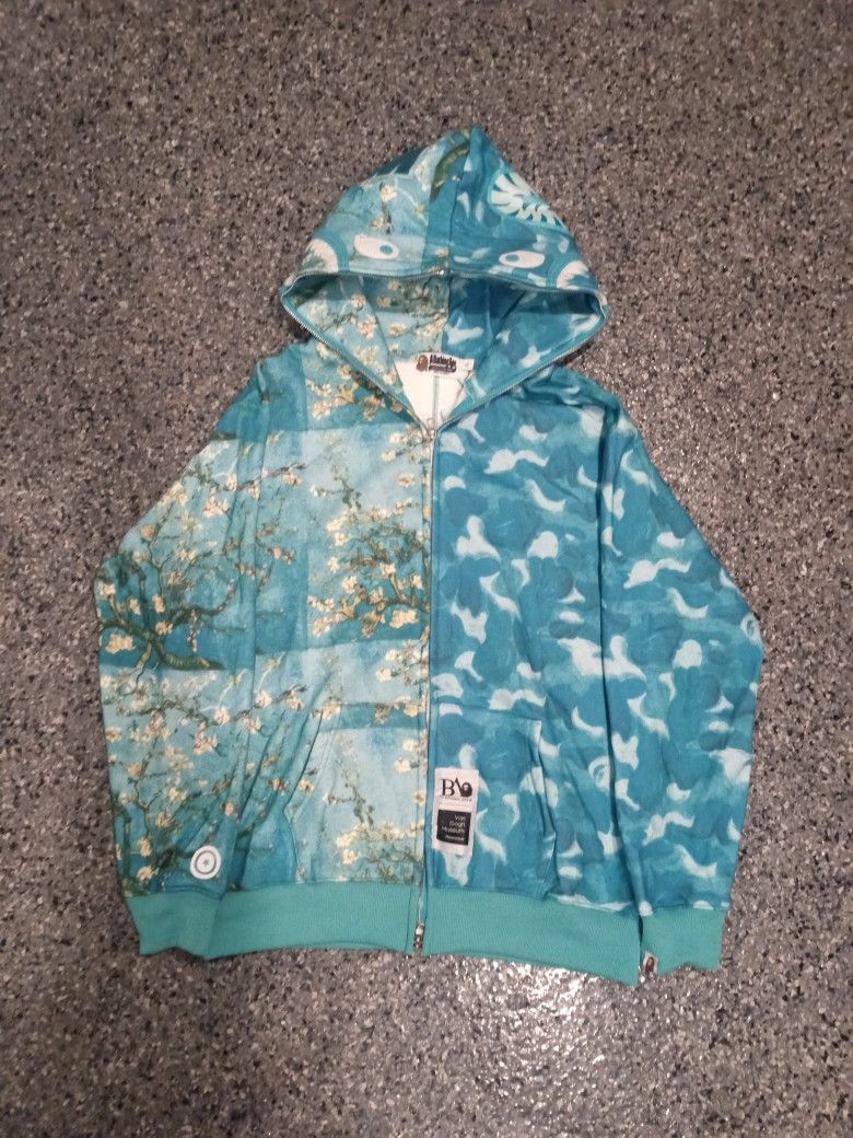 BAPE x Van Gogh Museum Shark Full Zip Hoodie
