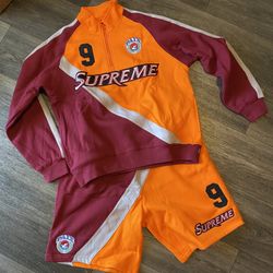 Supreme Equipé Half Zip sweatshort set