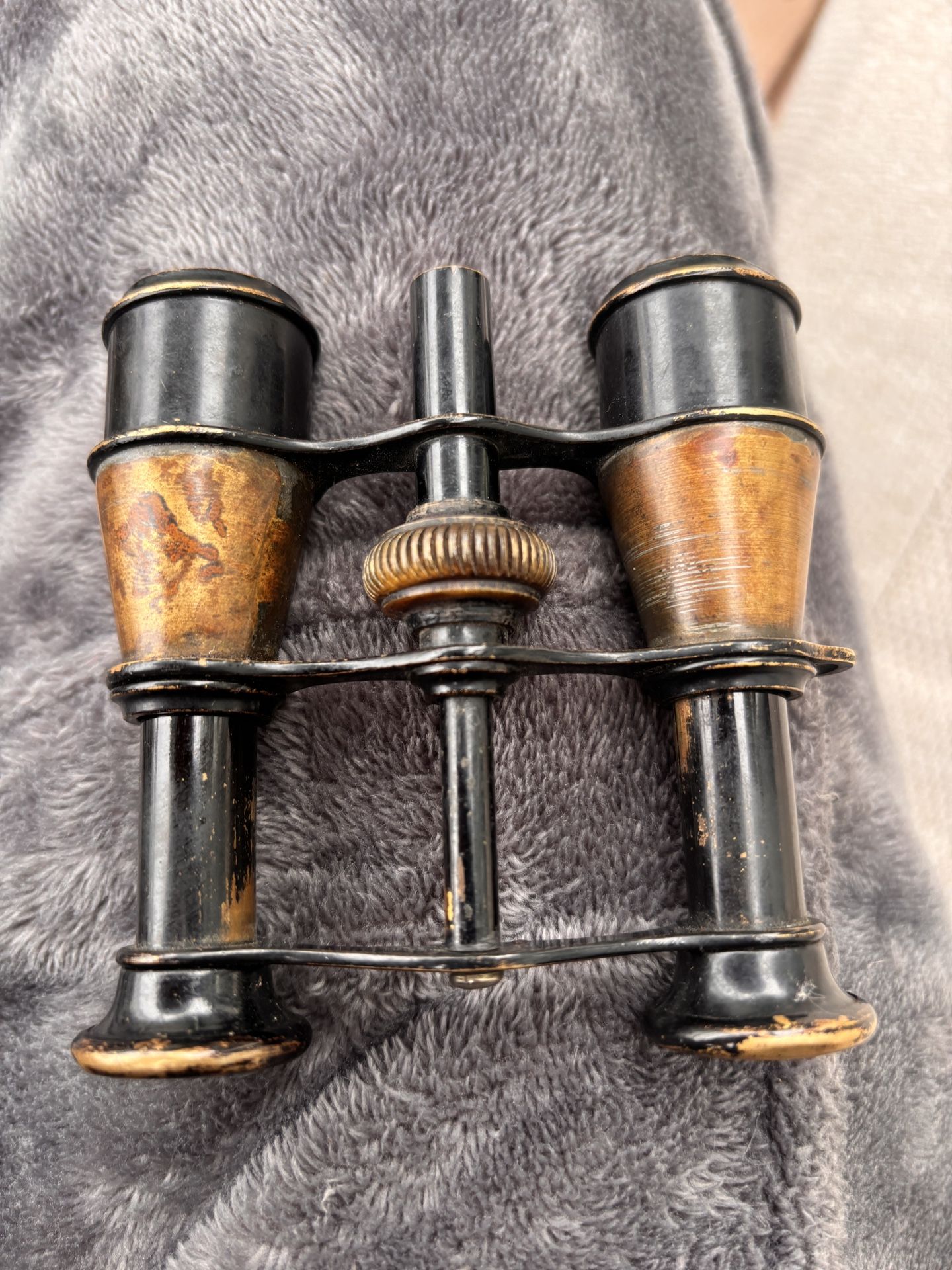 French Brass 1880 Binoculars-Vintage