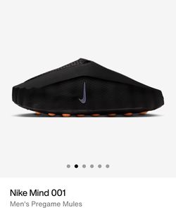 Nike Mind 001 Slide Black Anthracite Men's Size 11 Brand New