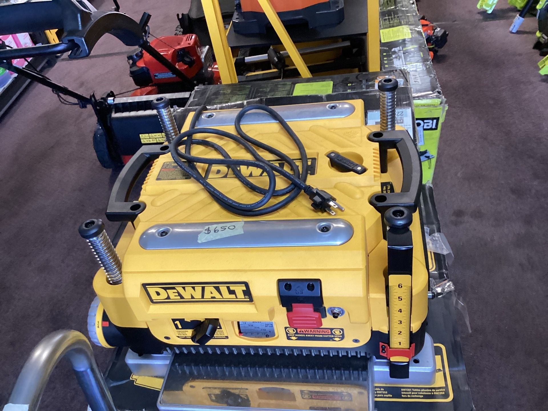 Dewalt Corded 13” Thickness Planer $650