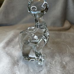 vintage art glass cat figurine lot
