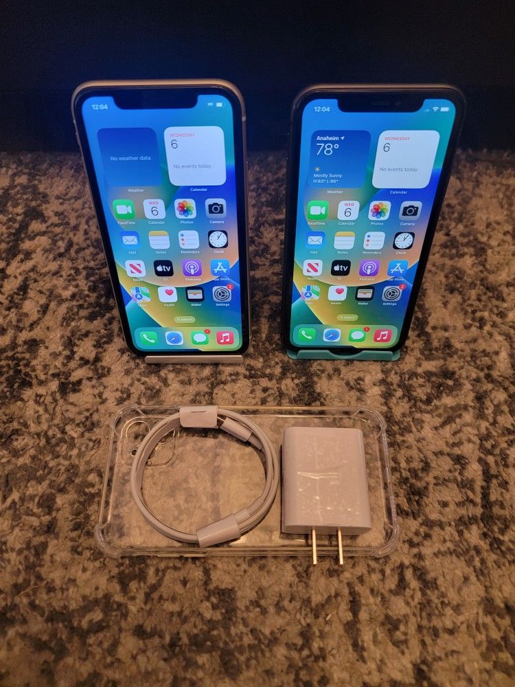 Apple iPhone 11 64g White Vs iPhone 11 64g Blk Unlocked