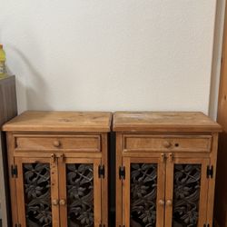 Two Small Cabinets