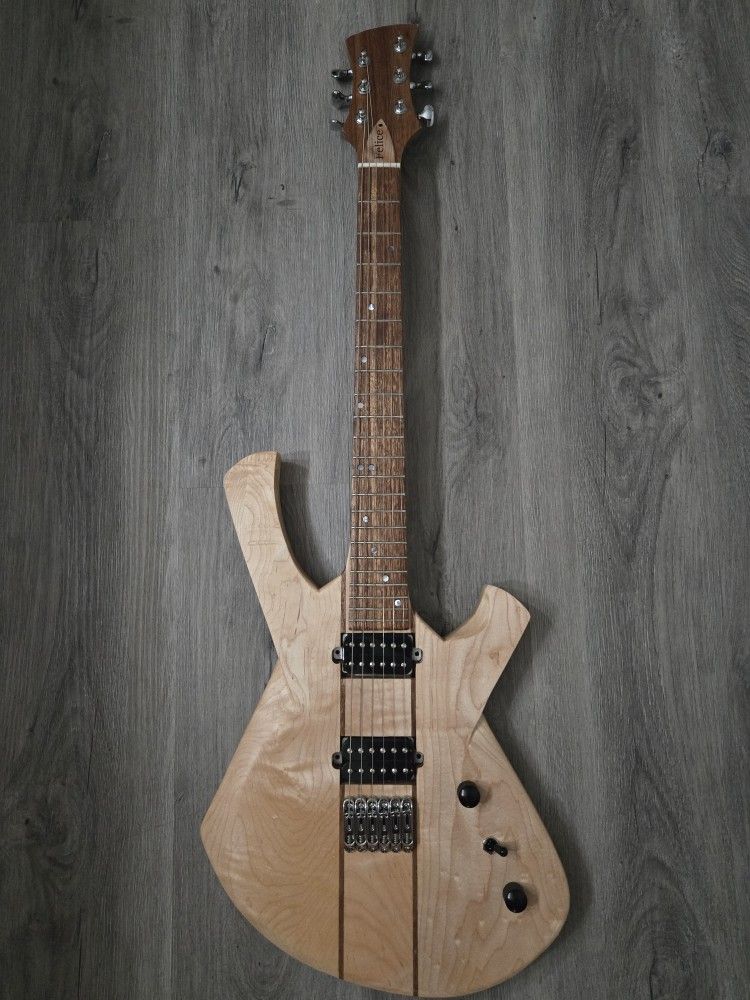 2023 Felice Custom Made Handcrafted Flamed Maple- Mahogany Electric Guitar