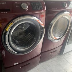 Samsung front load washer and dryer Electric