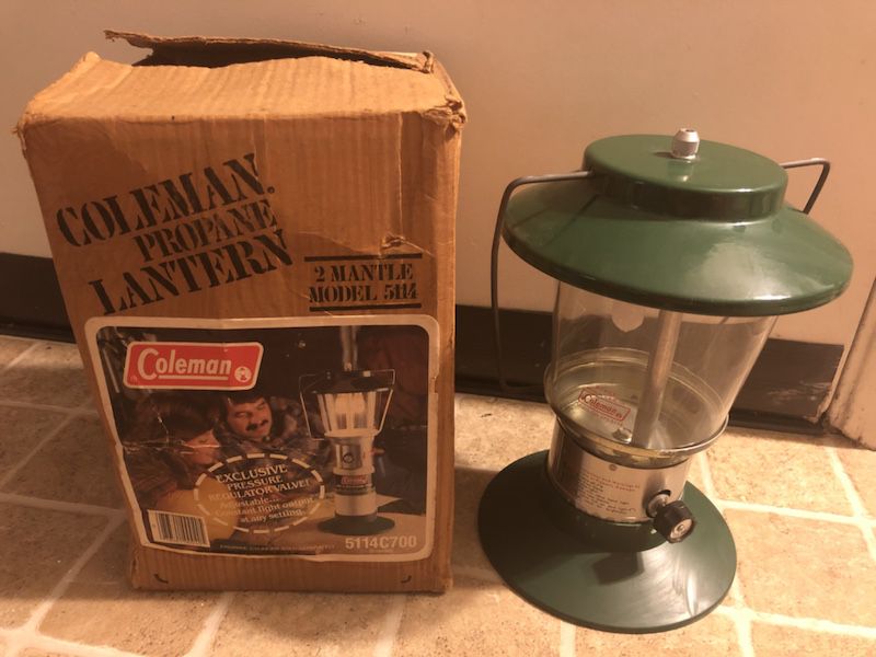 Vintage Coleman Propane Green Lantern 2 Mantle Model 5114c700 New Old stock