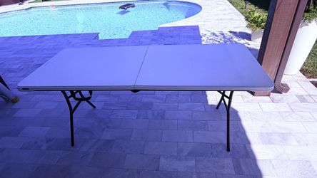 Folding Plastic Utility Table