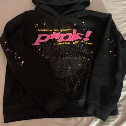 Spider Hoodie Black