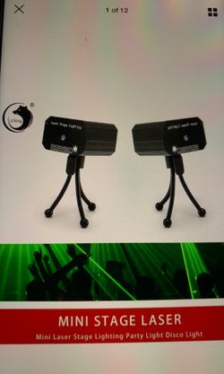 Mini laser set of 2 new
