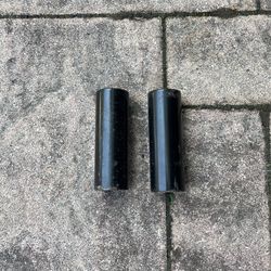 2 Black Bicycle Pegs