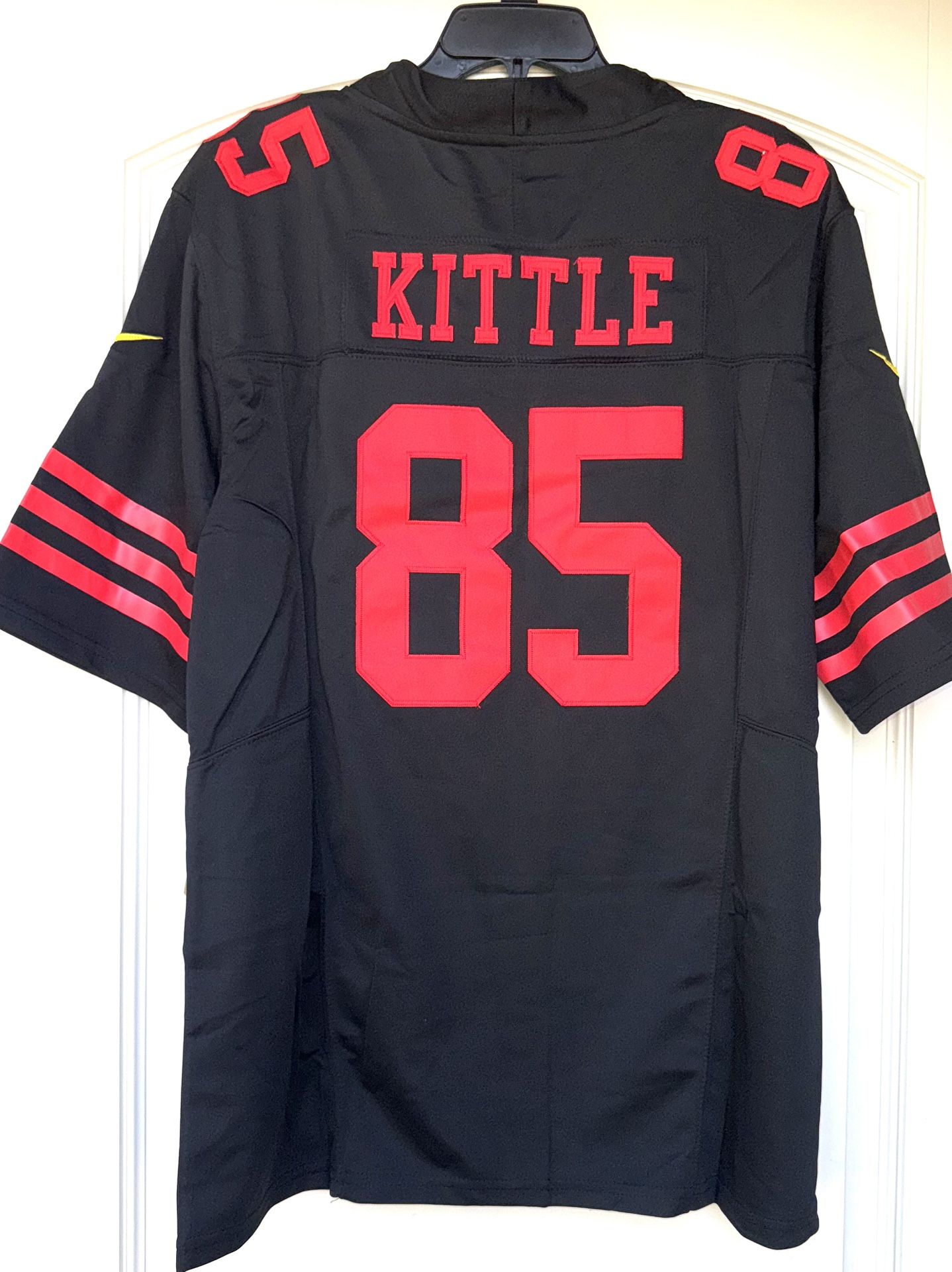 49ERS #85 GEORGE KITTLE JERSEY (SIZES IN DESCRIPTION)