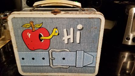Metal kids lunch box