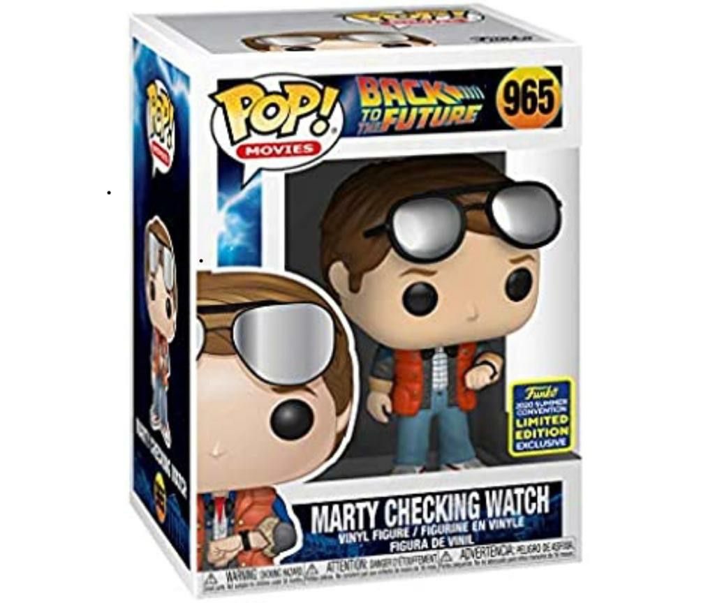 Funko Pop Movies Back to The Future Marty Checking Watch