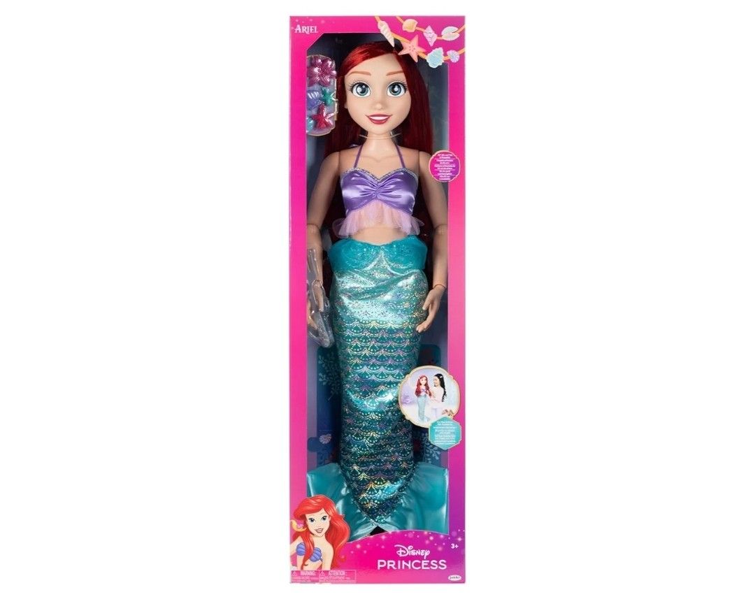 New LIFE SIZE DISNEY ARIEL DOLL