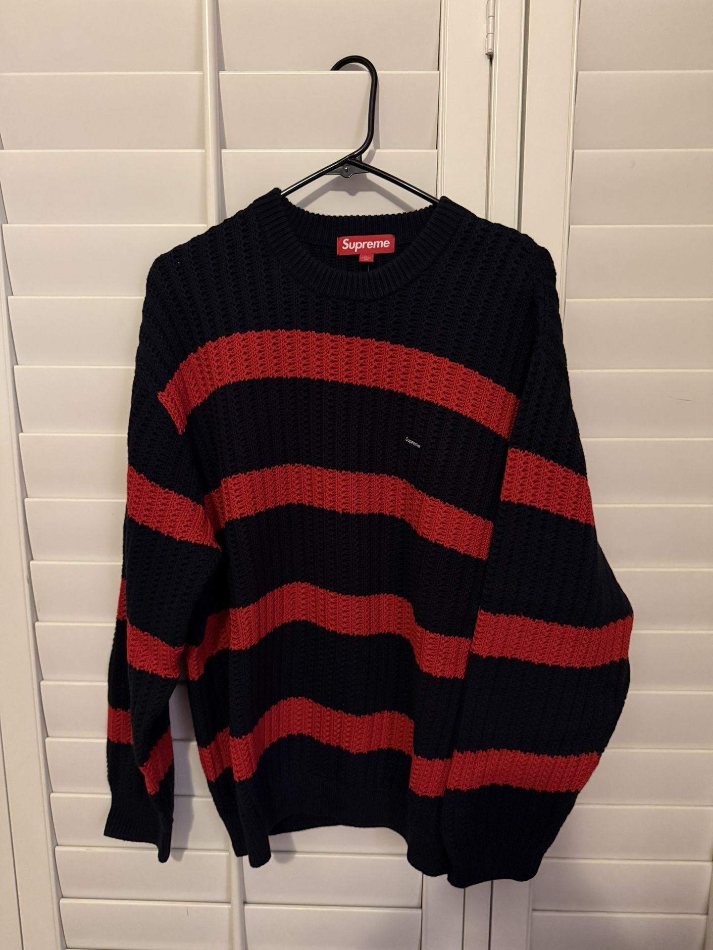 Supreme Loose Gauge Stripe Small Box Supreme Small Boxセーター