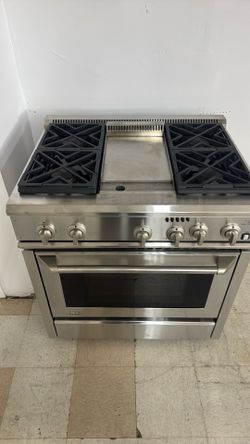 Dual fuel range monogram 36”