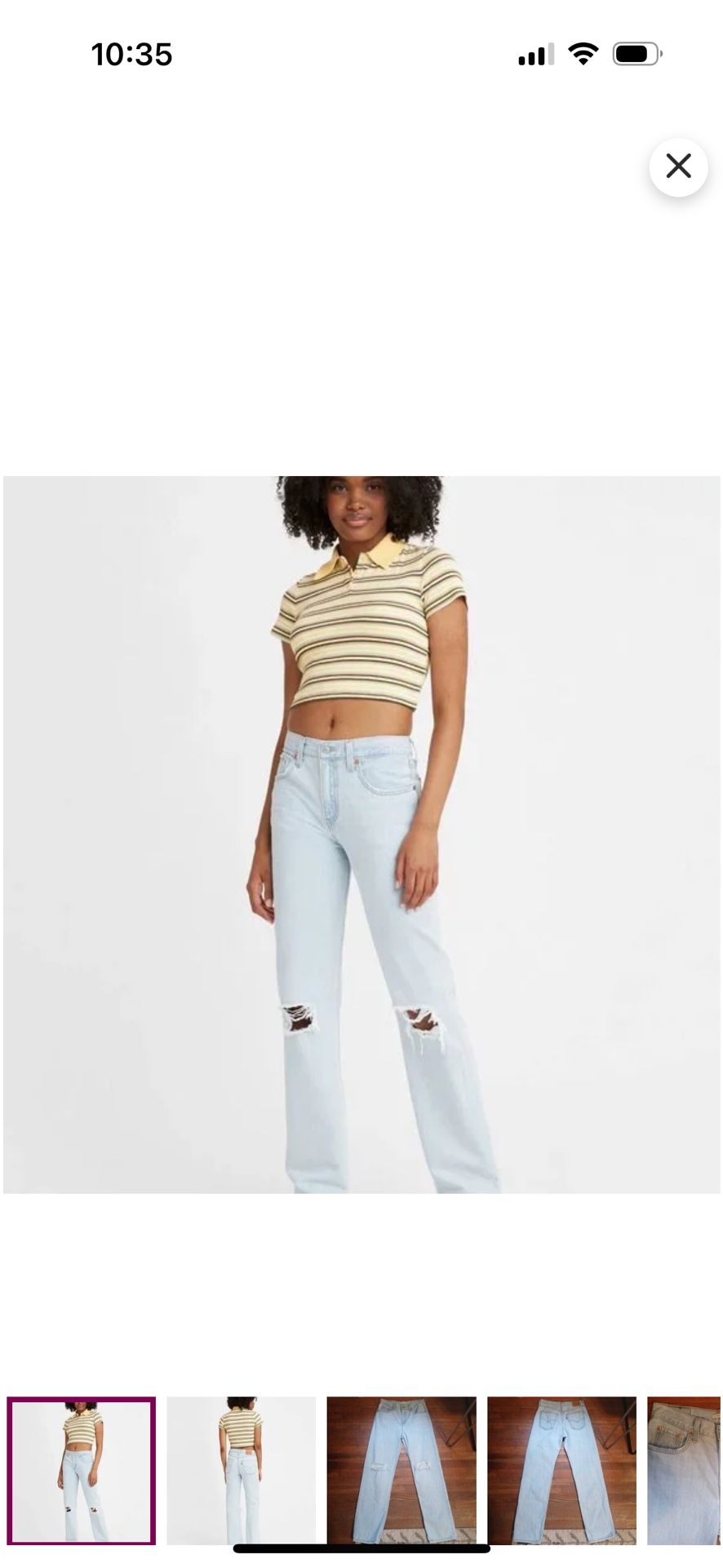 Low Pro Levi’s Jeans 