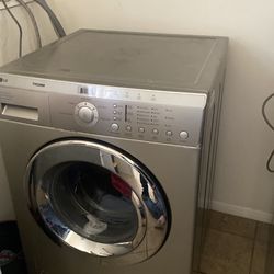 LG washer, and  gas dryer