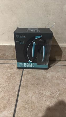 Chrome Dynamic Bass Stereo Headphones