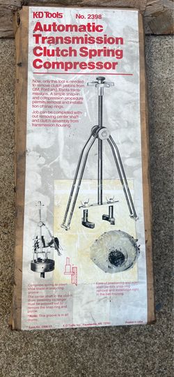 Transmission spring compressor tool