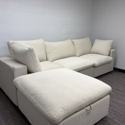 Beige Cloud Couch 