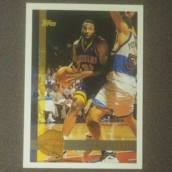 1997 Topps Dale Davis Indiana Pacers #169 Hall Of Fame HOF Basketball Card Vintage Collectible Sports NBA