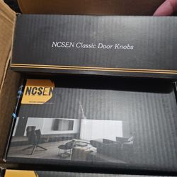 NCSEN CLASSIC  Black Interior Door Knobs 