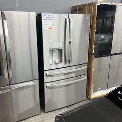GE Profile 27.9 cu. ft. Smart 4-Door French Door Refrigerator with Door-in-Door in Fingerprint Resistant Stainless Steel