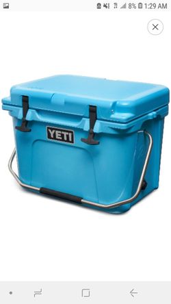 LIMITED EDITION Reef Blue Yeti Roadie 20 Cooler with 4 lb. Yeti Ice Block  for Sale in San Antonio, TX - OfferUp