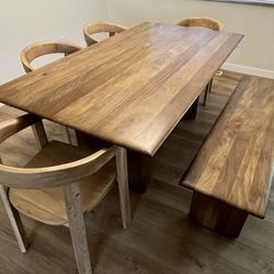 West Elm Dining Table & Chairs 