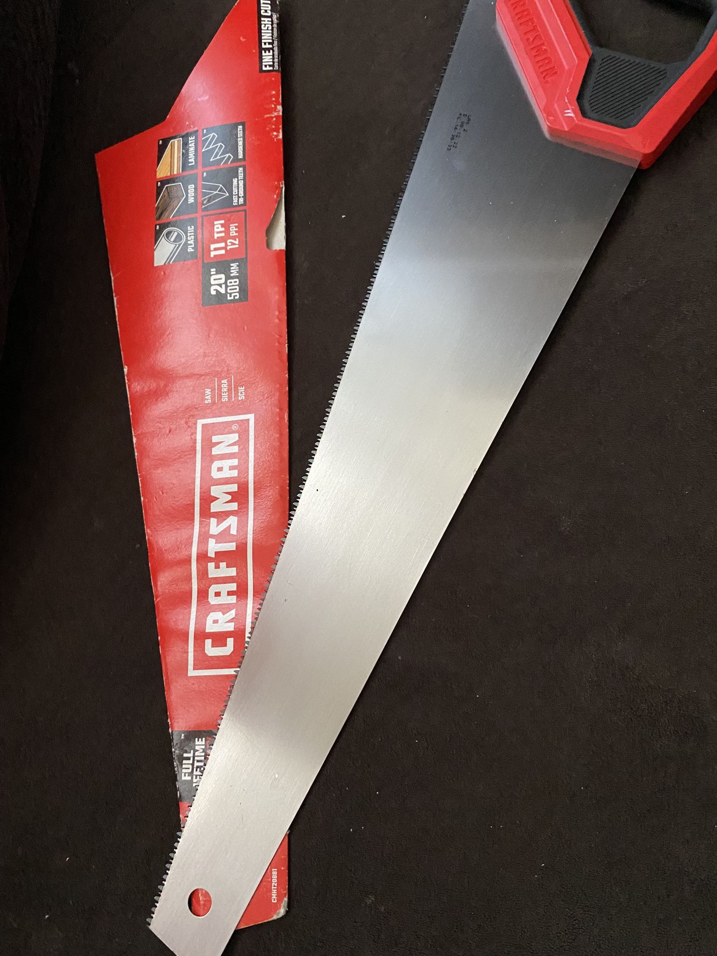 CRAFTSMAN “20” FINE FINISH Cut Tool Saw