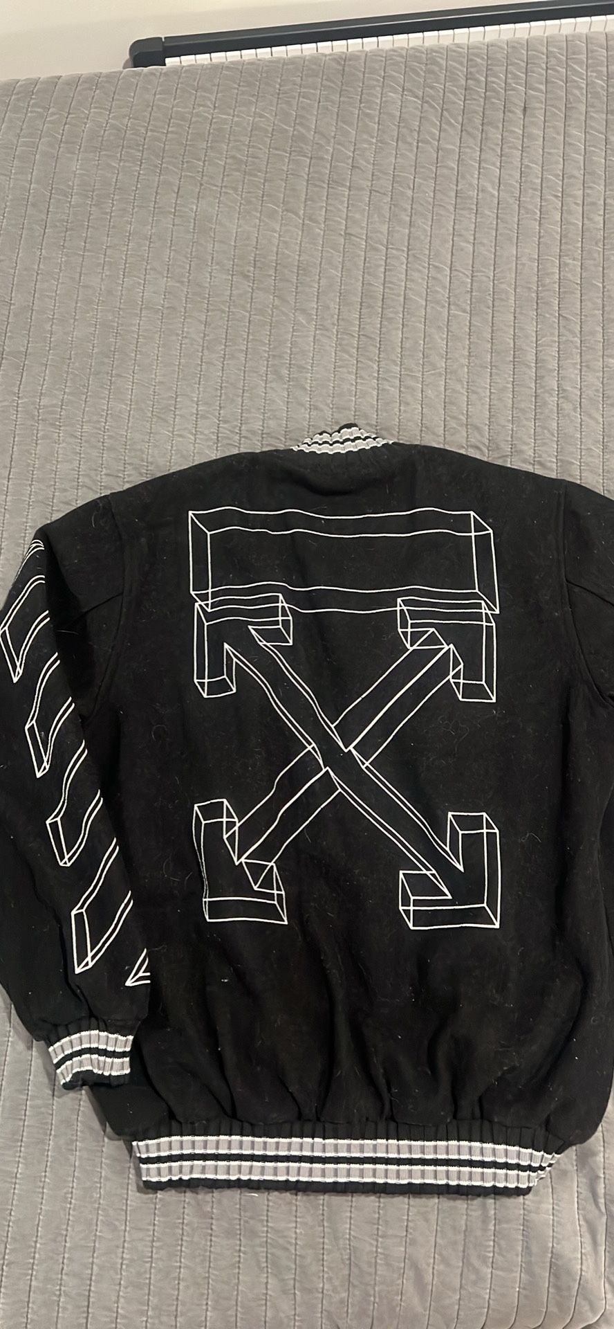 Off White Bomber Varsity Jacket