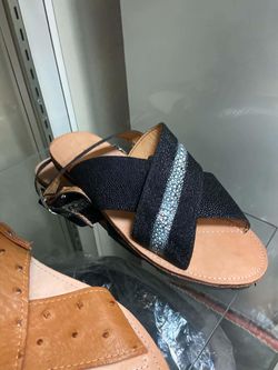 Huarache dé Piel original Perla completa