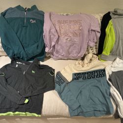 Victoria’s Secret/Pink Sweatshirts And Zip Ups