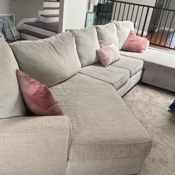 Living Spaces Sectional 