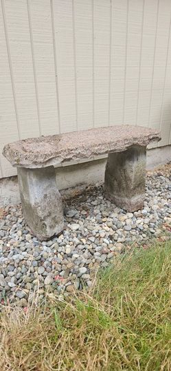 Concrete Stone Garden Bench