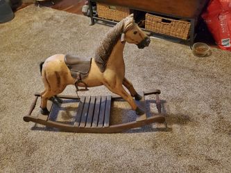 Ceramic rocking horse