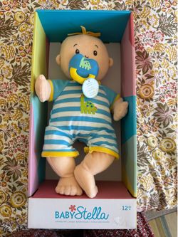 Baby Stella soft boy baby doll - New in Box
