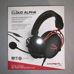 Hyper X Cloud Alpha Headset Xbox,Ps4, Switch,Pc