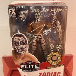 WWE Zodiac Brutus Beefcake Elite Series 88 Collector's Edition Figure Signed