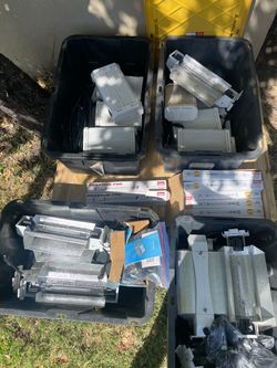 Phantom thousand watt double end ballast, hoods, and bulbs