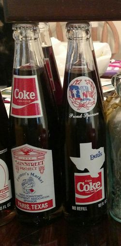 Paris Texas Farmers Market Coke bottle